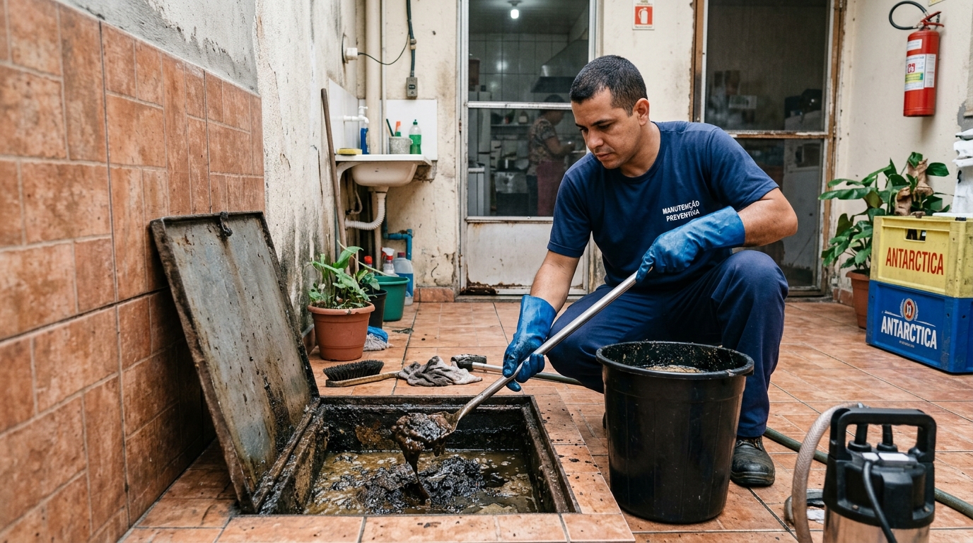 Limpeza de Caixa de Gordura perto de mim em Uberaba‑MG